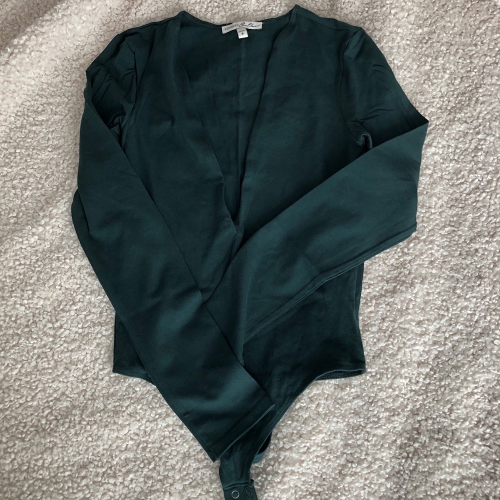 Express deep v-neck bodysuit